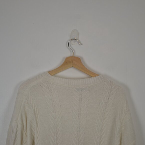 Orvis Women XL Long Sleeve Pullover Soft Stretch Textured Knit Crew Neck Sweater - Picture 6 of 10